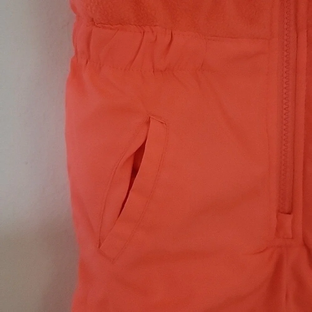 OshKosh Bgosh Girls Neon Coral Pink Orange Insulated Snow Bib Pants‎ 18M